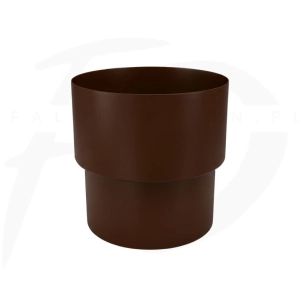 Złączka rury mufa stal Inguri ⌀ 100 kolor brązowy jasny